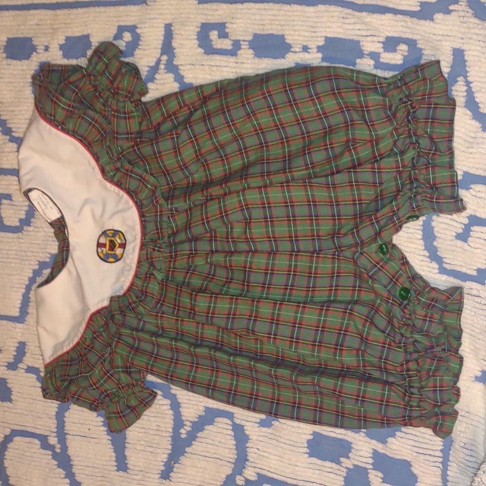 One piece Christmas 12 months jumper strasburg lace Romper